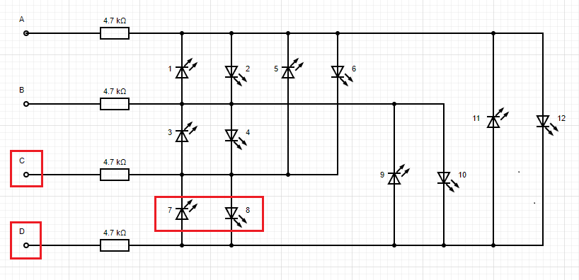 4 GPIO pairs CD