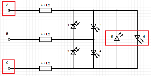 charlieplexing pairs AC