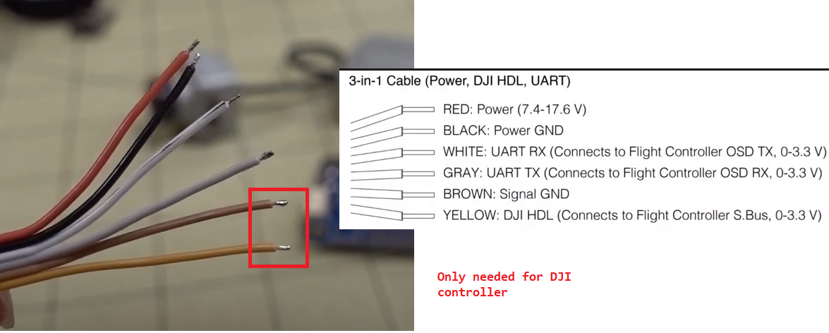 DJI Air Unit Wires