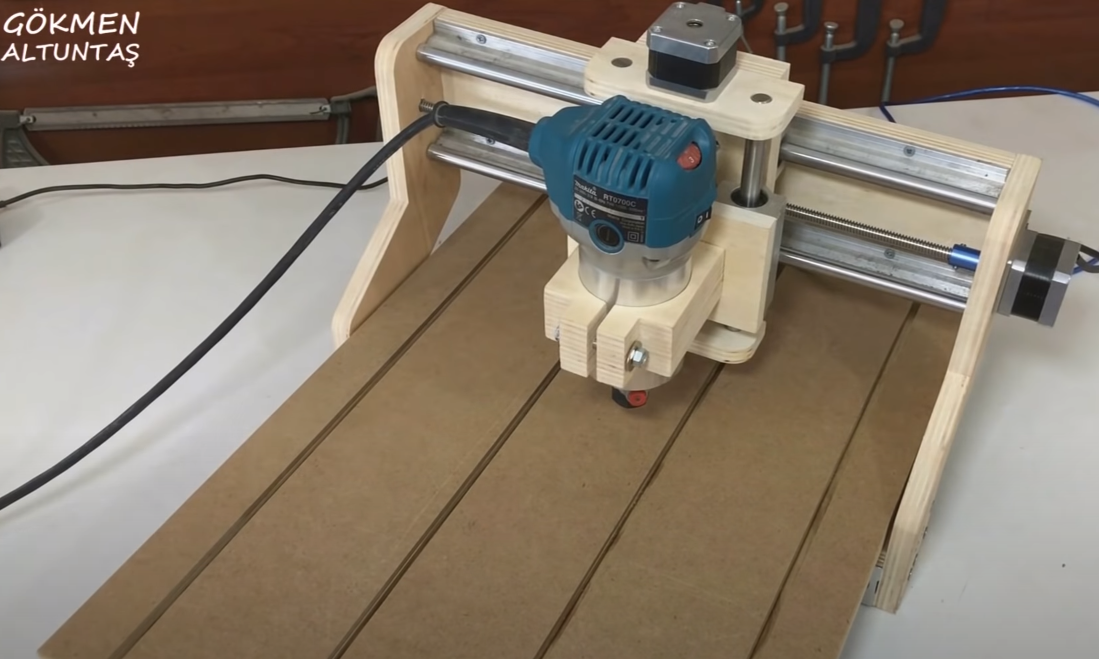 CNC Machine with bed