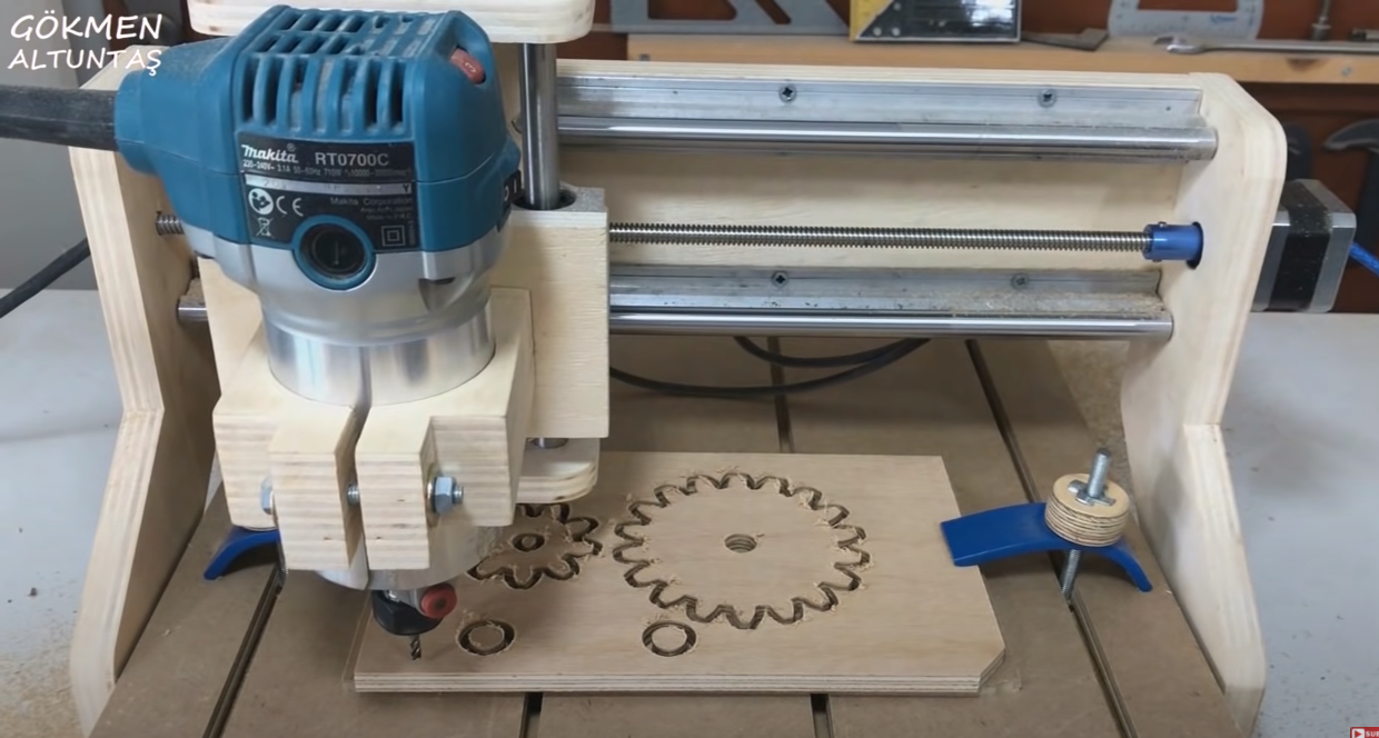 CNC Machine in action