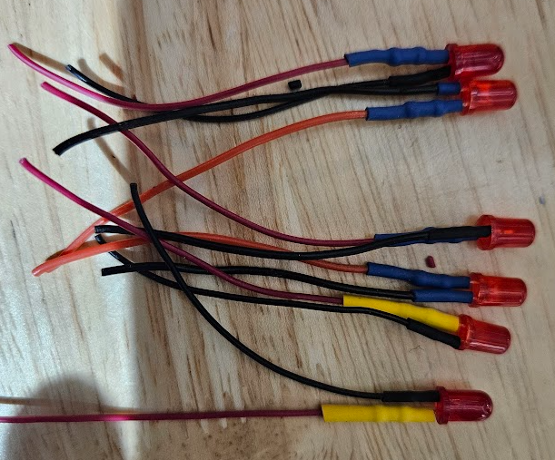 leds with resisters